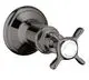 AXOR-HG-AXOR-Montreux-Absperrventil-Unterputz-mit-Kreuzgriff-Polished-Black-Chrome-16871330 gallery number 1